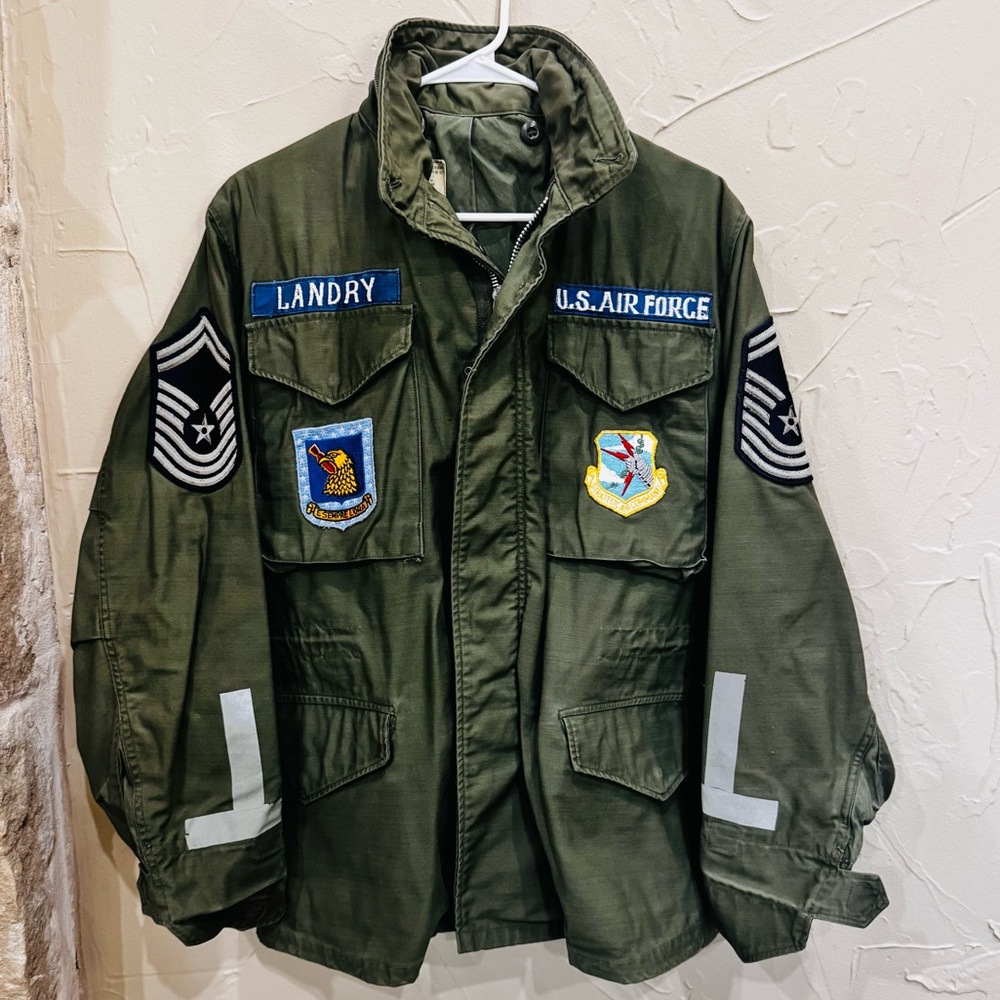 VTG M-65 War Time Field Jacket Vietnam Era XS Men Sergeant Major Patches